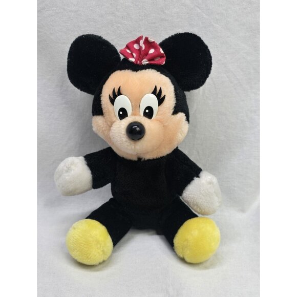 Walt Disney World Disneyland Vintage Minnie Mouse Plush Stuffed Animal Toy 80s - Picture 4 of 6